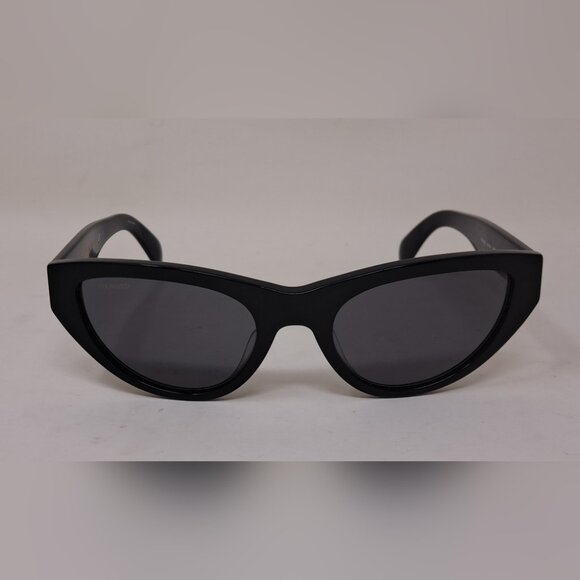 rag & bone Sunglasses Black Smoke Gray Cat-Eye Polarized RNB1062/S 54-20-140 - Picture 12 of 16